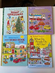 RICHARD SCARRY LOT 22~Early Words~Merry Xmas~Farmer Pig~ABC~Little Learners~Busy