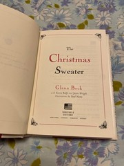 BOOK The Christmas Sweater a novel GLENN BECK hardcover Kevin Balfe Jason Wright