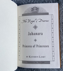 Royal Diaries -Jahanara- Princess Of Princesses/ HCDJ/ 2002/ 1st printing