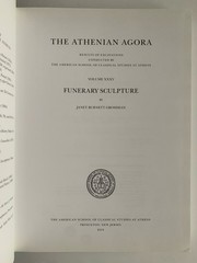 The Athenian Agora Vol XXXV Funerary Sculpture Grossman HC Ill 2013