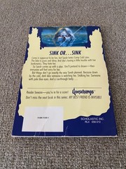 Good Thin Edition 1st print Goosebumps #56 The Curse of Camp Cold Lake ~ Stine