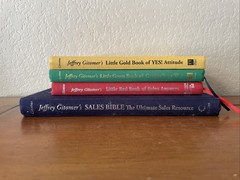 Lot of 4 Jeffrey Gitomer’s Little Green, Red, Gold and Sales Bible Success
