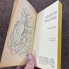 Night’s Master – Tanith Lee – 1st DAW Printing 1978 Vintage Paperback Book -RARE