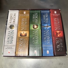 A Song of Ice and Fire by George R.R. Martin – Paperback – Complete Series