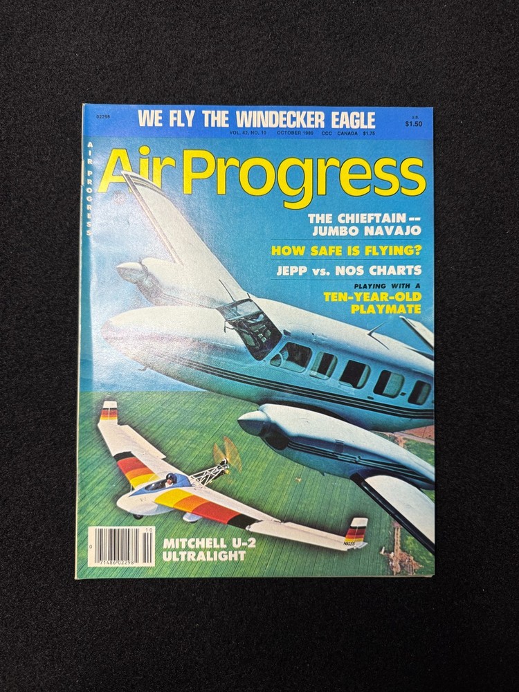 Air Progress Aviation Magazine October 1980 Piper Chieftain Navajo Ultralight