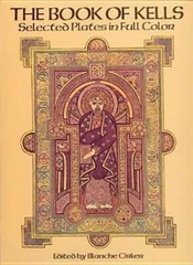 The Book of Kells: Selected Plates in Full Color – Paperback – GOOD