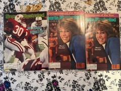 SPORTS ILLUSTRATED MAGAZINE – 79-82 – LOT OF 48 -DUPLICATES -MOST PAGE PROTECTED