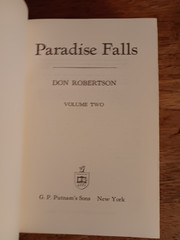 Paradise Falls Vol. 1 &2 By Don Robertson 1968 G.P. Putnam’s Sons HCDJ BCE VG