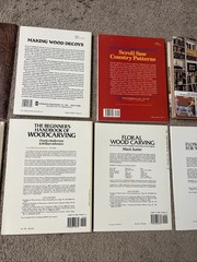 Woodcarving Book Lot Of 8 Woodworking Wood Carving Projects