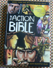 Action Bible,God’s Redemptive Story,Graphic Narrative,Sergio Cariello 1st Ed HC