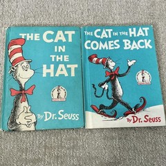 Vintage Dr Seuss Beginner Books 11 HC Lot Cat Hat Green Eggs Random Multicolor