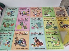 Walt Disney 1983 Fun-To-Learn Library Hardcover Book Set 1-19 Complete VGC