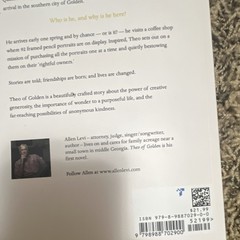Theo of Golden Allen Levi Paperback Fiction Novel Kindness Creative Generosity