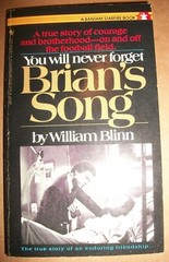Brian’s Song William Blinn 09-1983 Bantam Starfire rare cover paperback $2.75 VG