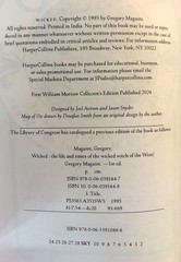Wicked-NEW -First William Morrow Collectors Edition Published 2024 Hardcover