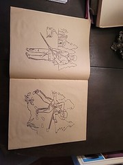 Vintage Indian Fighter Coloring Book- 12 7/8″ Tall X 10 5/8″ Wide…Great Cond