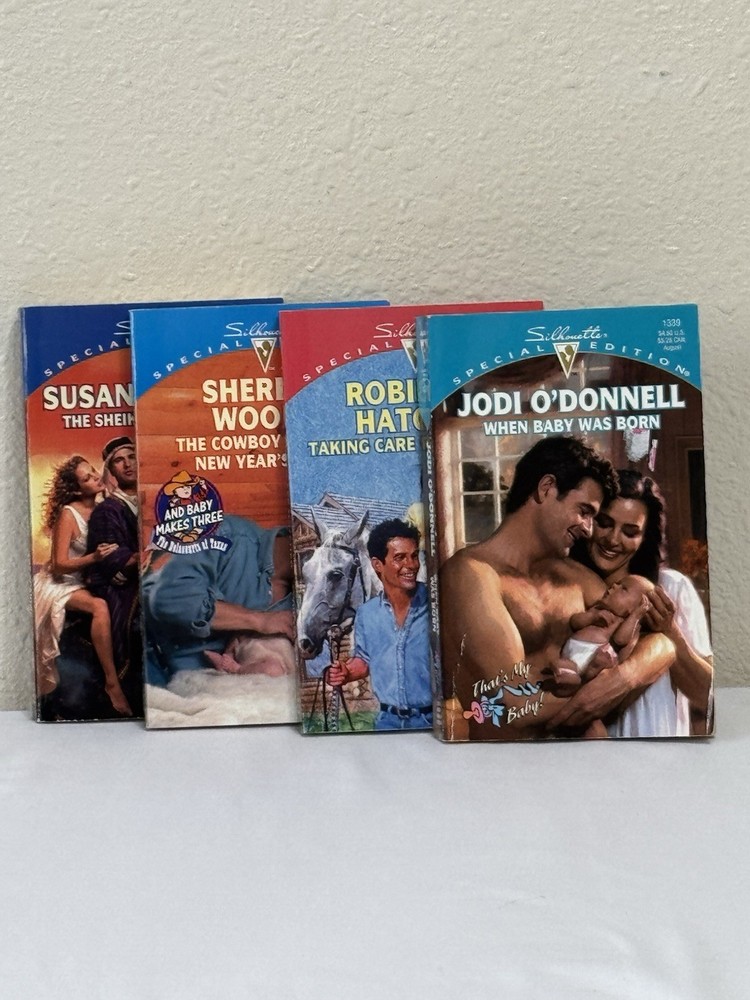 Silhouette Special Edition Lot 4 Paperback Books