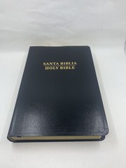 Biblia Bilingüe RVR 1960/KJV Negro Imitación Piel con índice bilingual bible