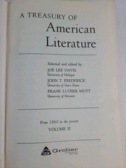 A Treasury of American Literature Volume II 2 1955 HC Charles Scribner’s Sons