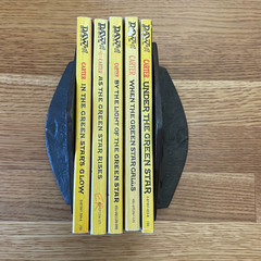Complete Green Star Series by Lin Carter. Books #1-5. Vintage DAW yellow spines.