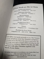 Cowboy Bible: The New Testament – In Memory Of Lane Frost PB Book