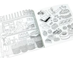 ‘Around My Town’ Color Therapy Anti Stress Coloring Books for Adult Relaxation