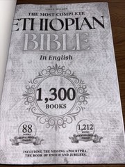 NEW Factory Sealed The Most Complete Ethiopian Bible-Asher Wilson PB READ DESCRI