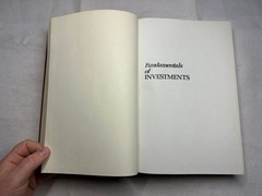 Fundamentals of Investments Stevenson Jennings 1976 West Publishing Co. + Manual