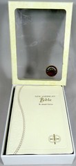 New American Bible St Joseph Ed Catholic Maps Photos Family Record Gilt Edge Box