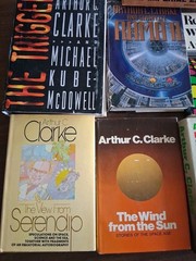 Lot of 9 Sci-Fi Hardcover Books Arthur C. Clarke See Photos