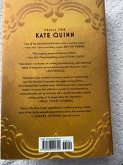 THE BRIAR CLUB – KATE QUINN – HARD COVER – (RC 4-1)