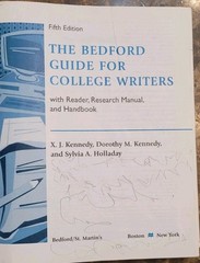 Bedford Guide for College Writers with Reader Research Manual by Deirdre Kennedy