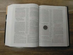 DAMAGED – Moody Publishers Ryrie ESV Study Bible Hardcover by Charles C. Ryrie