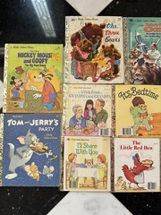 16 Rare HTF Little Golden Books Vintage Disney 1980s antique Oz Nursery MGM Lot