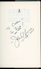 Fourth and Long: The Fight for the Soul of College Football by John U Bacon sign