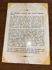 NEW Factory Sealed The Most Complete Ethiopian Bible-Asher Wilson PB READ DESCRI