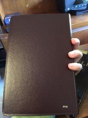 Leather KJV Old Scofield Study Bible 1917 notes Red letter Thumb-Indexed