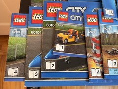 LEGO CITY Lot of 55 Manuals Instructions Booklets Only – See photos for set