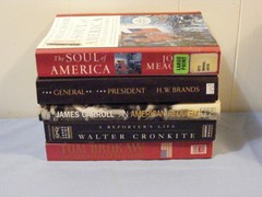 Lot of 5 NONFICTION – LARGE PRINT – Different Authors -Trade PB (4) FREE SHIP