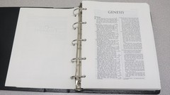 Holy Bible Wide Margin Looseleaf Reference Edition NIV 3-Ring Binder Hendrickson