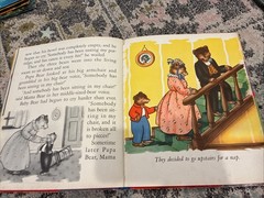 Vintage THREE FAMOUS STORIES Three Little Kittens Three Bears Three Pigs 1941