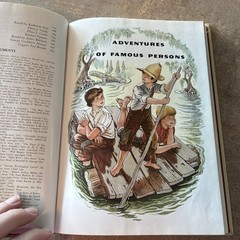 Vintage Childcraft Vol. 6 – Great Men And Famous Deeds Hardcover 256 Pages