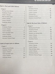 WORKBOOK SCOTT FORESMAN SOCIAL STUDIES: ALABAMA. A61