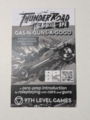 Thunder Road Vendetta RPG – Gas-n-Guns-a-Gogo – 9th level game Free RPG Day 2025