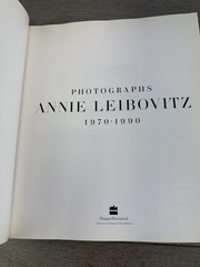 Vintage 1992 Photographs Annie Leibovitz 1st ed 1970-1990 HarperPerennial PB