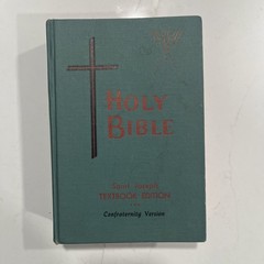 1963 Holy Bible ST. JOSEPH TEXTBOOK EDITION Confraternity Version Catholic Maps