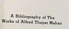 A Bibliography of The Works of Alfred Thayer Mahan – Hattendorf, NearFine 1986