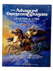 Advanced Dungeons & Dragons Legends & Lore TSR (1984) 1st Printing #2013