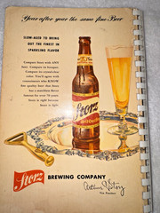 1949 Nebraska Storz Beer Cookbook Omaha6.5×9 inches 194pp 4th addition