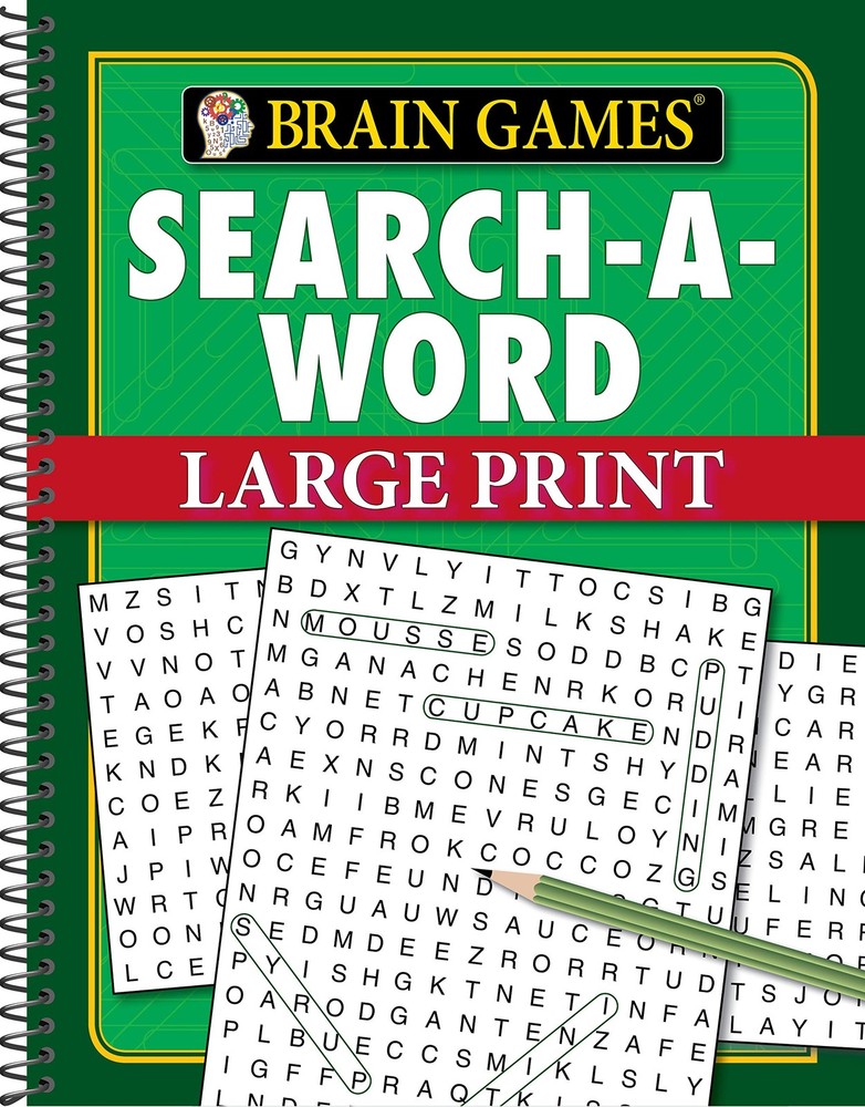 Brain Games – Search-A-Word – Large Print (96 Pages) (Brain Games Large Prin…